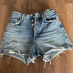EUC Agolde Dee shorts in Muse wash 28